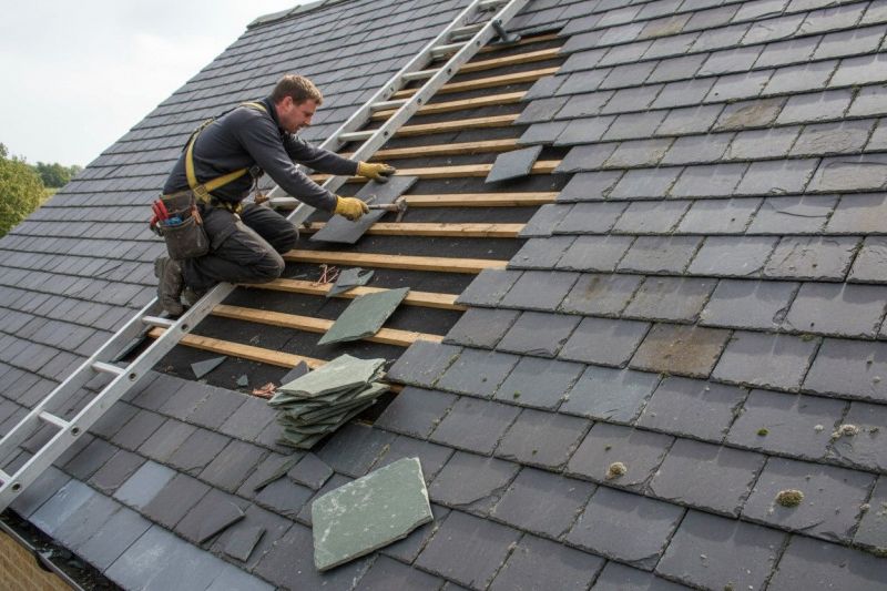 Slate Roof Leak Repair